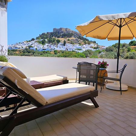 Galini View Apartments Lindos Buitenkant foto