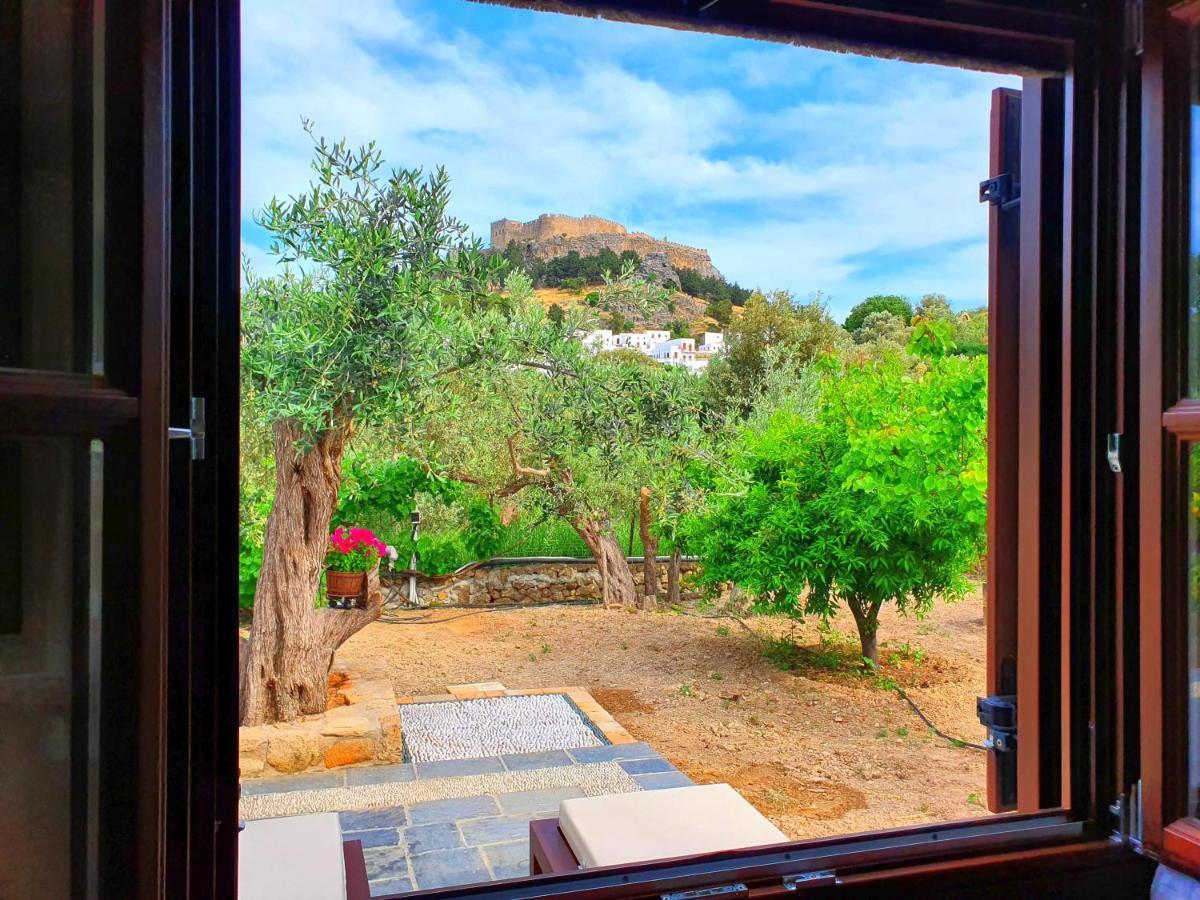 Galini View Apartments Lindos Buitenkant foto