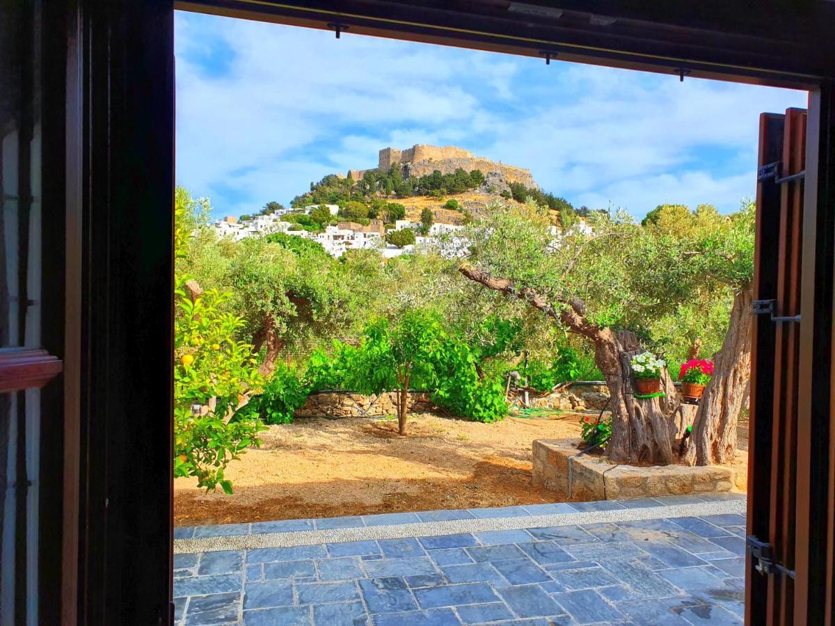 Galini View Apartments Lindos Buitenkant foto