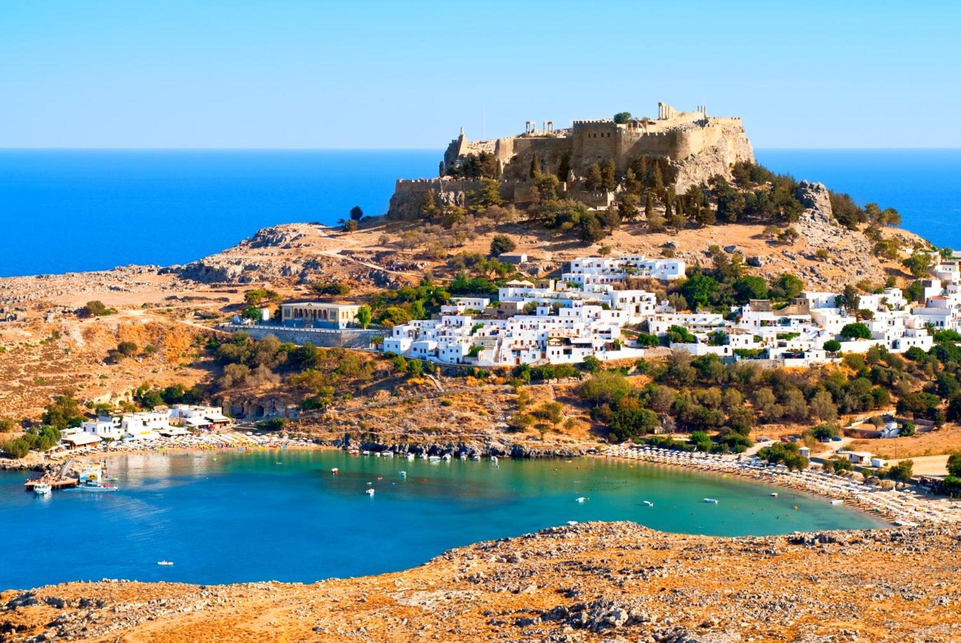 Galini View Apartments Lindos Buitenkant foto
