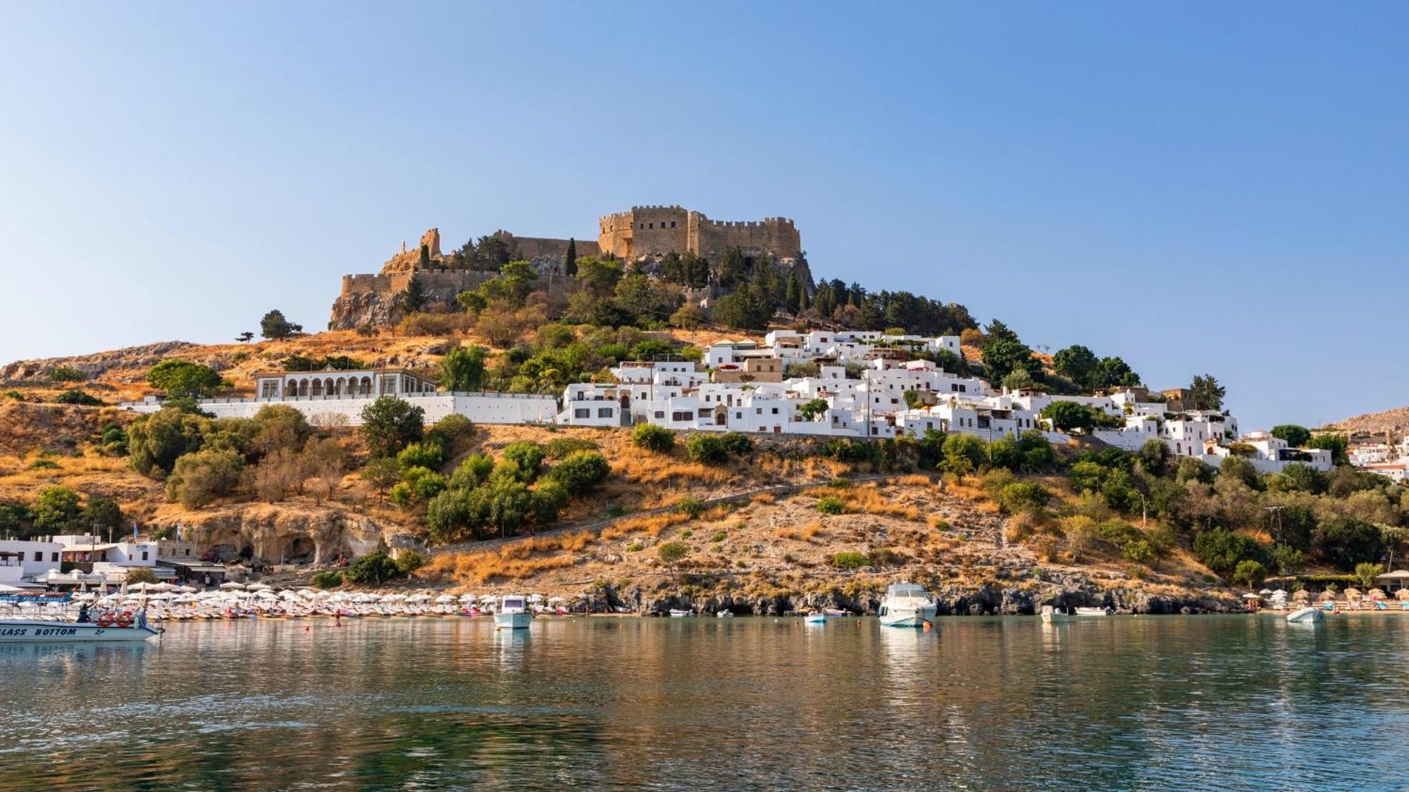 Galini View Apartments Lindos Buitenkant foto