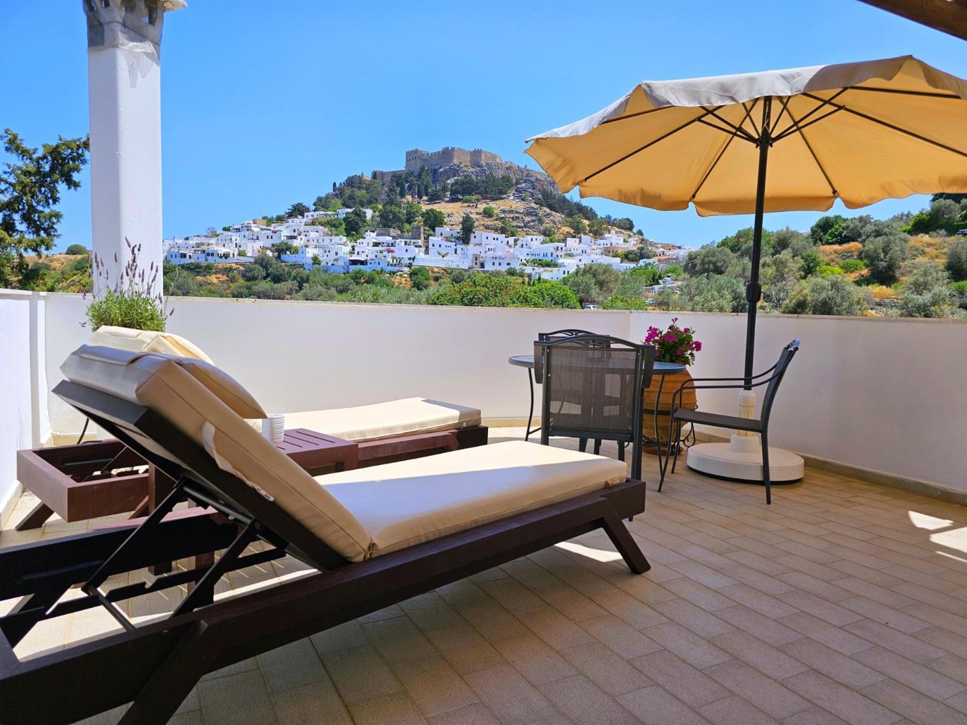 Galini View Apartments Lindos Buitenkant foto