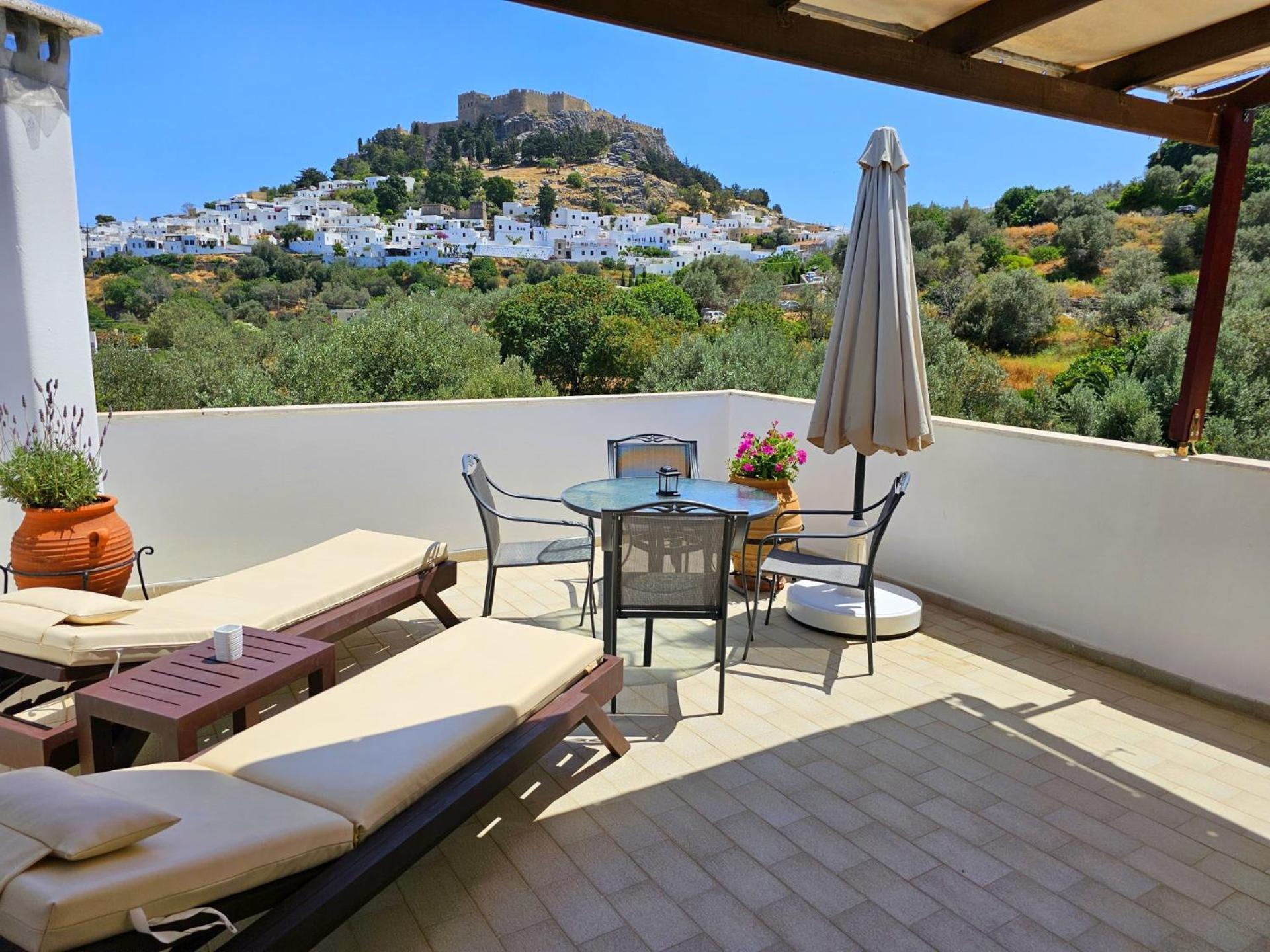 Galini View Apartments Lindos Buitenkant foto