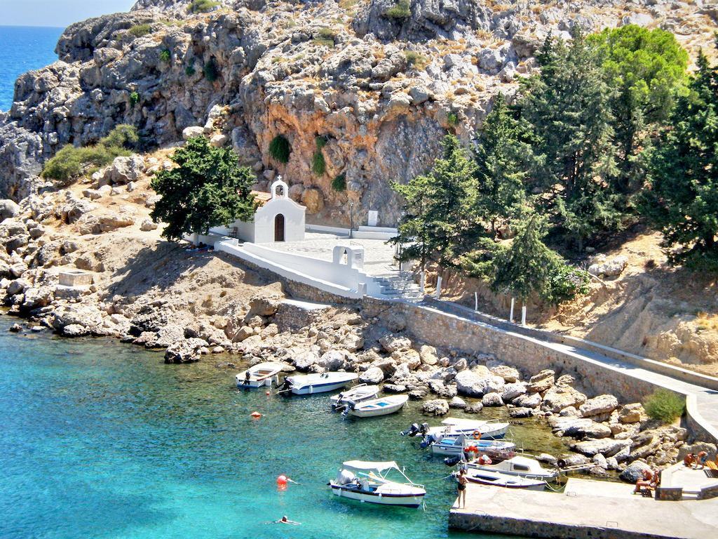 Galini View Apartments Lindos Buitenkant foto